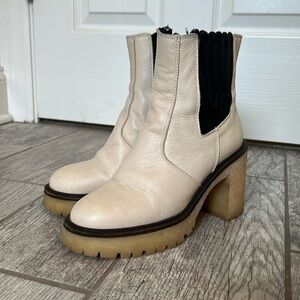 Free People James Chelsea Boot Lug Sole Heel Booties